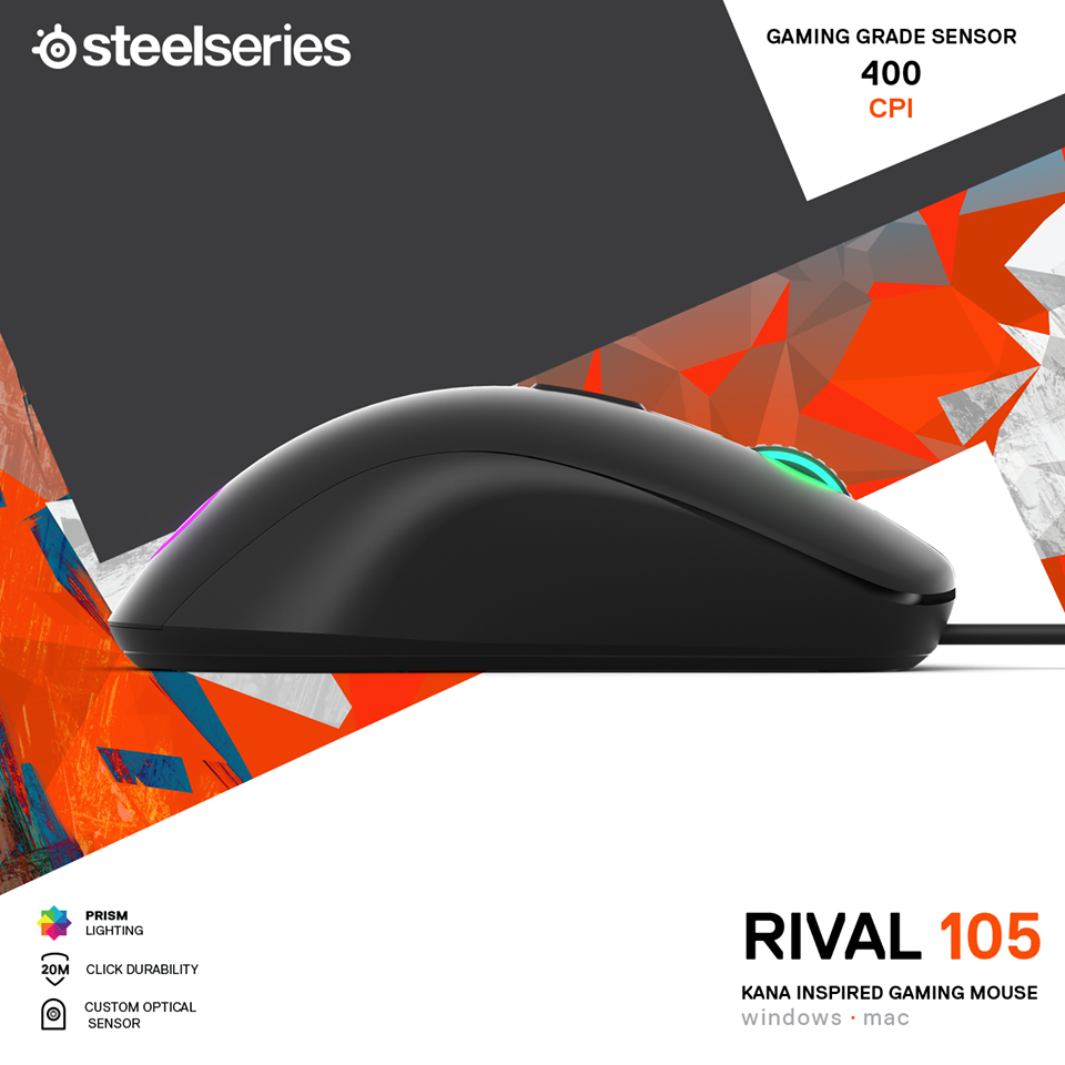 Chuột chơi game SteelSeries Rival 105 2019 Edition (62415) 1